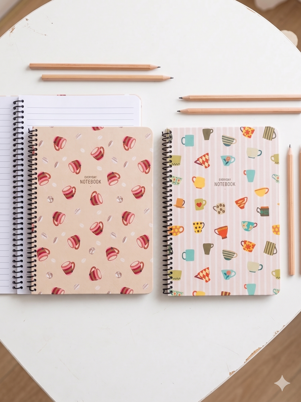 2'li Kahve Temalı Defter Seti