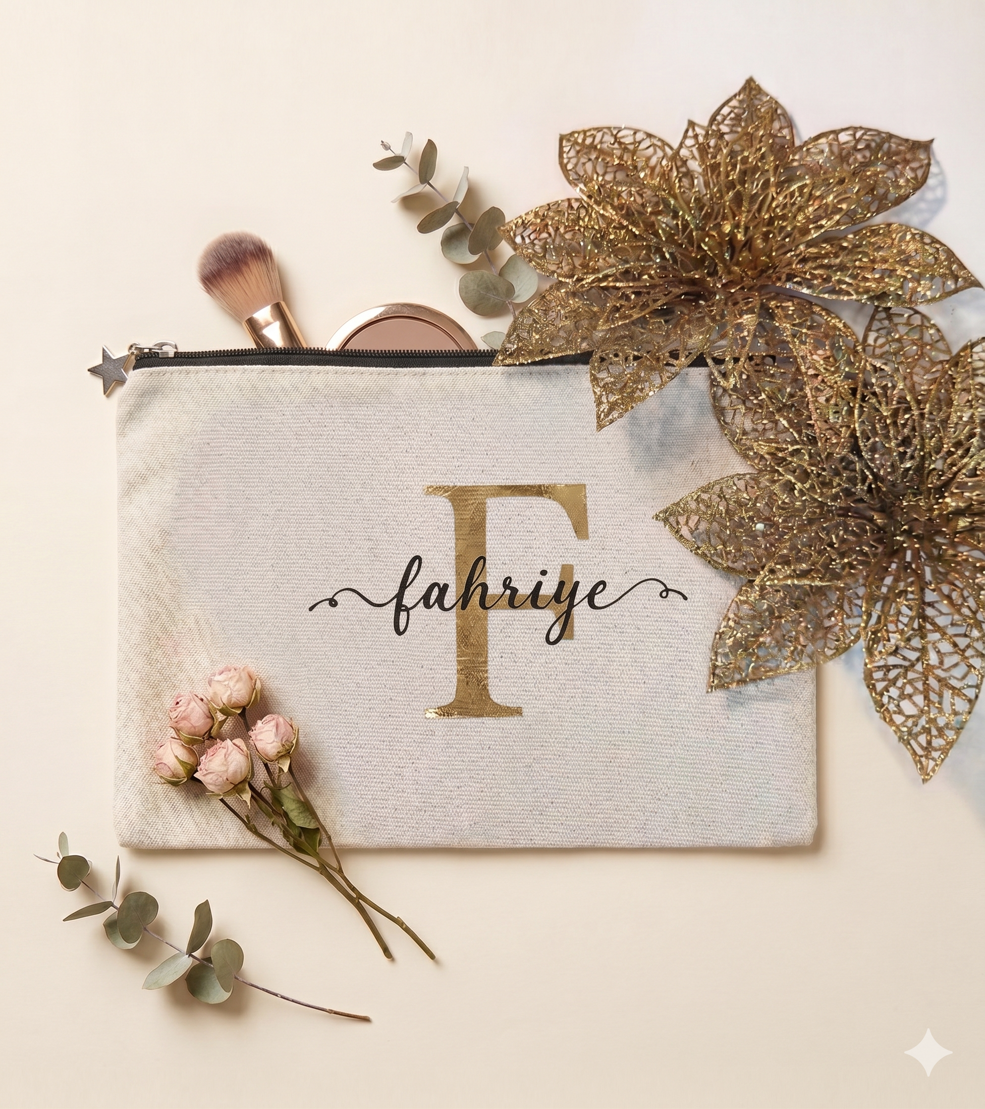 Kişiye Özel Clutch-Büyük Harf ve İsimli Model
