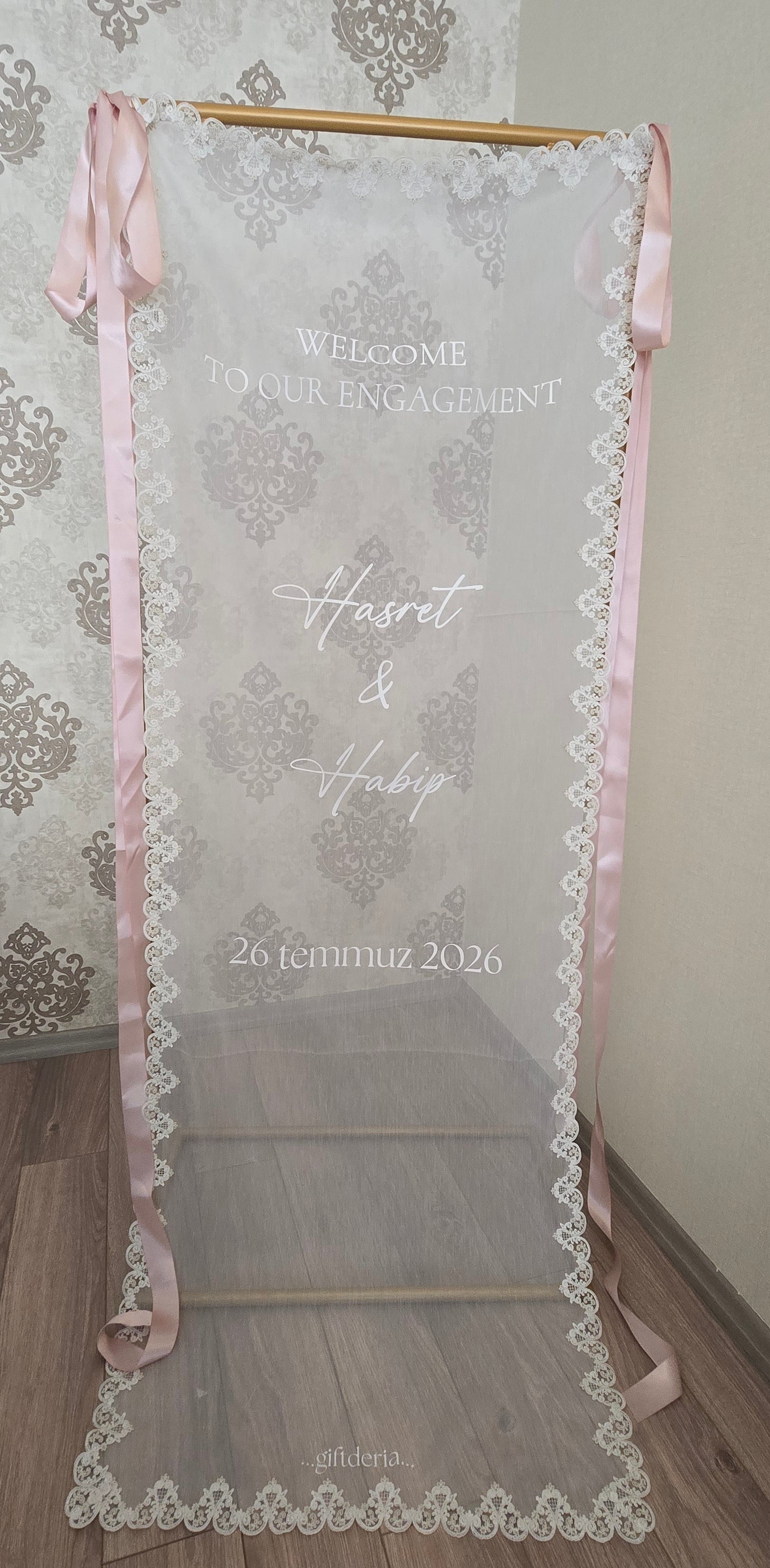 Tül Karşılama Panosu (Tasarım-3)
