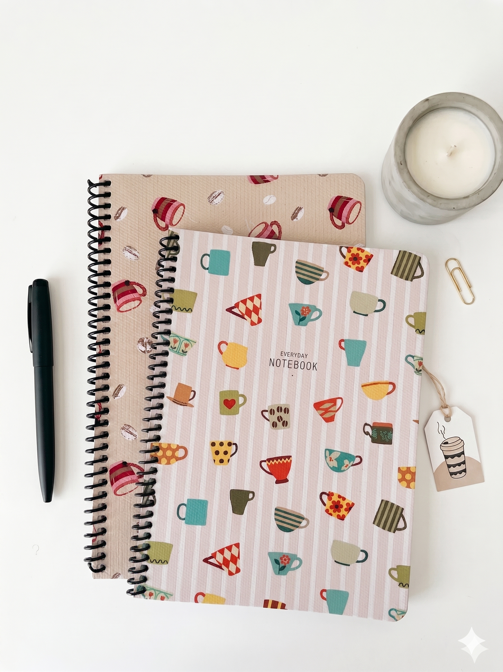 2'li Kahve Temalı Defter Seti